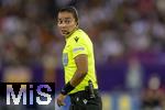 23.07.2025, UEFA Frauen-Europameisterschaft 2025 in der Schweiz. Halbfinale, Deutschland - Spanien, Im Stadion Letzigrund Zrich. Schiedsrichterin Edina Alves (Brasilien) 