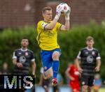 25.07.2025, Fussball 1. Bundesliga 2025/2026,  Testspiel Rot-Weiss Essen - FC Augsburg, im Donaustadion Dillingen, Schwaben. Torwart Jakob-Karl Golz (Essen) 

