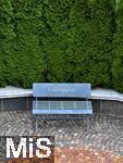 31.07.2025, Meran in Sdtirol, Italien. Ortsteil Hafling, Bank am Hotel Chalet Mirabell, der LIEBLINGSPLATZ fr die Urlauber