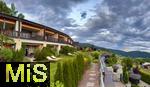 31.07.2025, Meran in Sdtirol, Italien. Ortsteil Hafling, Wohnungen am Luxus-Hotel Chalet Mirabell, 