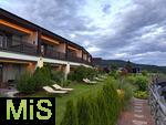 31.07.2025, Meran in Sdtirol, Italien. Ortsteil Hafling, Wohnungen am Luxus-Hotel Chalet Mirabell, 