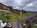 31.07.2025, Meran in Sdtirol, Italien. Ortsteil Hafling, Wohnungen am Luxus-Hotel Chalet Mirabell, 