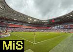 02.08.2025, Fussball Bundesliga 2025/2026, Freundschaftsspiel, FC Bayern Mnchen - Olympique Lyon, in der Allianz-Arena Mnchen, Eckfahne