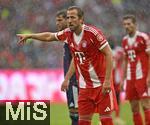 02.08.2025, Fussball Bundesliga 2025/2026, Freundschaftsspiel, FC Bayern Mnchen - Olympique Lyon, in der Allianz-Arena Mnchen, Harry Kane (FC Bayern Mnchen) gestikuliert