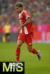 02.08.2025, Fussball Bundesliga 2025/2026, Freundschaftsspiel, FC Bayern Mnchen - Olympique Lyon, in der Allianz-Arena Mnchen, Luis Diaz (FC Bayern Mnchen) am Ball.