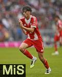 02.08.2025, Fussball Bundesliga 2025/2026, Freundschaftsspiel, FC Bayern Mnchen - Olympique Lyon, in der Allianz-Arena Mnchen, David Santos Daiber (Bayern Mnchen) spurtet