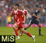 02.08.2025, Fussball Bundesliga 2025/2026, Freundschaftsspiel, FC Bayern Mnchen - Olympique Lyon, in der Allianz-Arena Mnchen, David Santos Daiber (Bayern Mnchen) spurtet