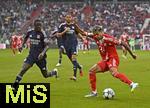 02.08.2025, Fussball Bundesliga 2025/2026, Freundschaftsspiel, FC Bayern Mnchen - Olympique Lyon, in der Allianz-Arena Mnchen, Luis Diaz (FC Bayern Mnchen) setz sich durch
