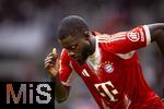02.08.2025, Fussball Bundesliga 2025/2026, Freundschaftsspiel, FC Bayern Mnchen - Olympique Lyon, in der Allianz-Arena Mnchen, Dayot Upamecano (FC Bayern Mnchen) beim Spurt voll focussiert