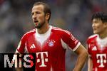 02.08.2025, Fussball Bundesliga 2025/2026, Freundschaftsspiel, FC Bayern Mnchen - Olympique Lyon, in der Allianz-Arena Mnchen, Harry Kane (FC Bayern Mnchen) nachdenklich 