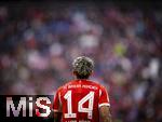 02.08.2025, Fussball Bundesliga 2025/2026, Freundschaftsspiel, FC Bayern Mnchen - Olympique Lyon, in der Allianz-Arena Mnchen, Luis Diaz (FC Bayern Mnchen) nachdenklich 