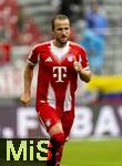 02.08.2025, Fussball Bundesliga 2025/2026, Freundschaftsspiel, FC Bayern Mnchen - Olympique Lyon, in der Allianz-Arena Mnchen,  Harry Kane (FC Bayern Mnchen)  im Spurt