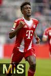 02.08.2025, Fussball Bundesliga 2025/2026, Freundschaftsspiel, FC Bayern Mnchen - Olympique Lyon, in der Allianz-Arena Mnchen,  Kingsley Coman (FC Bayern Mnchen) im Spurt 