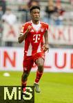 02.08.2025, Fussball Bundesliga 2025/2026, Freundschaftsspiel, FC Bayern Mnchen - Olympique Lyon, in der Allianz-Arena Mnchen,  Kingsley Coman (FC Bayern Mnchen) im Spurt 