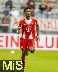 02.08.2025, Fussball Bundesliga 2025/2026, Freundschaftsspiel, FC Bayern Mnchen - Olympique Lyon, in der Allianz-Arena Mnchen,  Kingsley Coman (FC Bayern Mnchen) im Spurt 