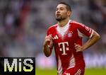 02.08.2025, Fussball Bundesliga 2025/2026, Freundschaftsspiel, FC Bayern Mnchen - Olympique Lyon, in der Allianz-Arena Mnchen,  Raphael Guerreiro (FC Bayern Mnchen) im Spurt