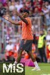 07.08.2025, Fussball Bundesliga 2025/2026, Freundschaftsspiel, Telekom-Cup, FC Bayern Mnchen - Tottenham Hotspur, in der Allianz-Arena Mnchen, Trainer Vincent Kompany (FC Bayern Mnchen) in Rage  