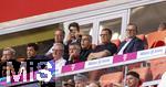 07.08.2025, Fussball Bundesliga 2025/2026, Freundschaftsspiel, Telekom-Cup, FC Bayern Mnchen - Tottenham Hotspur, in der Allianz-Arena Mnchen, Ehrentribne mit Michael Ballack, Geschftsfhrer Michael Diederich (FC Bayern Mnchen), Sportvorstand Max Eberl (Bayern Mnchen), Vorstandsvorsitzender Jan-Christian Dreesen (FC Bayern Mnchen), Prsident Herbert Hainer (FC Bayern), Prsident und Aufsichtsratsvorsitzender Karl Hopfner (FC Bayern Mnchen), 