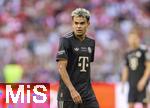 07.08.2025, Fussball Bundesliga 2025/2026, Freundschaftsspiel, Telekom-Cup, FC Bayern Mnchen - Tottenham Hotspur, in der Allianz-Arena Mnchen, Luis Diaz (FC Bayern Mnchen) nachdenklich 