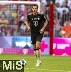 07.08.2025, Fussball Bundesliga 2025/2026, Freundschaftsspiel, Telekom-Cup, FC Bayern Mnchen - Tottenham Hotspur, in der Allianz-Arena Mnchen, Leon Goretzka (FC Bayern Mnchen) am Ball 