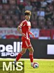 12.08.2025, Fussball Bundesliga 2025/2026, Freundschaftsspiel, Grasshopper Club Zrich - FC Bayern Mnchen - im Stadion am Letzigrund, Zrich (Schweiz). David Santos Daiber (Bayern Mnchen) 