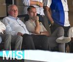 12.08.2025, Fussball Bundesliga 2025/2026, Freundschaftsspiel, Grasshopper Club Zrich - FC Bayern Mnchen - im Stadion am Letzigrund, Zrich (Schweiz).  Ehren-Prsident Uli Hoene (FC Bayern Mnchen, Hoeness) 