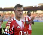 12.08.2025, Fussball Bundesliga 2025/2026, Freundschaftsspiel, Grasshopper Club Zrich - FC Bayern Mnchen - im Stadion am Letzigrund, Zrich (Schweiz). Joshua Kimmich (FC Bayern Mnchen) 