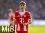 12.08.2025, Fussball Bundesliga 2025/2026, Freundschaftsspiel, Grasshopper Club Zrich - FC Bayern Mnchen - im Stadion am Letzigrund, Zrich (Schweiz). Lennart Karl (FC Bayern Mnchen) 
