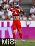 12.08.2025, Fussball Bundesliga 2025/2026, Freundschaftsspiel, Grasshopper Club Zrich - FC Bayern Mnchen - im Stadion am Letzigrund, Zrich (Schweiz). Luis Diaz (FC Bayern Mnchen) frustriert.