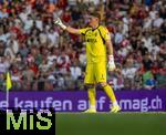 12.08.2025, Fussball Bundesliga 2025/2026, Freundschaftsspiel, Grasshopper Club Zrich - FC Bayern Mnchen - im Stadion am Letzigrund, Zrich (Schweiz). Torwart Nicolas Glaus (Grasshopper Club Zrich) 