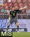 12.08.2025, Fussball Bundesliga 2025/2026, Freundschaftsspiel, Grasshopper Club Zrich - FC Bayern Mnchen - im Stadion am Letzigrund, Zrich (Schweiz). Torwart Jonas Urbig (FC Bayern Mnchen) 