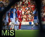 12.08.2025, Fussball Bundesliga 2025/2026, Freundschaftsspiel, Grasshopper Club Zrich - FC Bayern Mnchen - im Stadion am Letzigrund, Zrich (Schweiz). Leon Goretzka (FC Bayern Mnchen) 