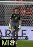 12.08.2025, Fussball Bundesliga 2025/2026, Freundschaftsspiel, Grasshopper Club Zrich - FC Bayern Mnchen - im Stadion am Letzigrund, Zrich (Schweiz). Torwart Jonas Urbig (FC Bayern Mnchen) 