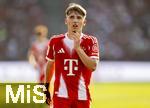 12.08.2025, Fussball Bundesliga 2025/2026, Freundschaftsspiel, Grasshopper Club Zrich - FC Bayern Mnchen - im Stadion am Letzigrund, Zrich (Schweiz). Lennart Karl (FC Bayern Mnchen) 