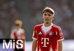 12.08.2025, Fussball Bundesliga 2025/2026, Freundschaftsspiel, Grasshopper Club Zrich - FC Bayern Mnchen - im Stadion am Letzigrund, Zrich (Schweiz). Lennart Karl (FC Bayern Mnchen) 