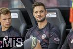 12.08.2025, Fussball Bundesliga 2025/2026, Freundschaftsspiel, Grasshopper Club Zrich - FC Bayern Mnchen - im Stadion am Letzigrund, Zrich (Schweiz). Torwart Sven Ulreich (FC Bayern Mnchen) auf der Bank.