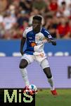 12.08.2025, Fussball Bundesliga 2025/2026, Freundschaftsspiel, Grasshopper Club Zrich - FC Bayern Mnchen - im Stadion am Letzigrund, Zrich (Schweiz). Bara Sapoko Ndiaye (Zrich)