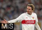 16.08.2025, Fussball Bundesliga 2025/2026, Franz-Beckenbauer-Supercup, VfB Stuttgart - FC Bayern Mnchen, in der MHP-Arena (Stuttgart). Nick Woltemade (Stuttgart) unzufrieden.