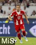 16.08.2025, Fussball Bundesliga 2025/2026, Franz-Beckenbauer-Supercup, VfB Stuttgart - FC Bayern Mnchen, in der MHP-Arena (Stuttgart). Harry Kane (FC Bayern Mnchen) am Ball 