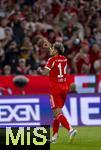 22.08.2025, Fussball Bundesliga 2025/2026, 1.Spieltag, FC Bayern Mnchen - RB Leipzig, in der Allianz-Arena Mnchen, Luis Diaz (FC Bayern Mnchen) Torjubel 