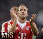 30.08.2025, Fussball 1. Bundesliga 2025/2026, 2.Spieltag, FC Augsburg - FC Bayern Mnchen, in der WWK-Arena Augsburg. Harry Kane (FC Bayern Mnchen) jubelt
 

