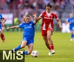 06.09.2025, Google-Pixel Frauenfussball Bundesliga 2025/2026, 1.Spieltag, FC Bayern Mnchen - Bayer 04 Leverkusen, in der Allianz-Arena Mnchen, re: Jovana Damnjanovic (FC Bayern Mnchen) 


