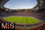06.09.2025, Google-Pixel Frauenfussball Bundesliga 2025/2026, 1.Spieltag, FC Bayern Mnchen - Bayer 04 Leverkusen, in der Allianz-Arena Mnchen, 57.762 Zuschauer in der Allianz-Arena, ein historischer Zuschauerrekord in der Frauen-Fussballbundesliga in Deutschland.   

