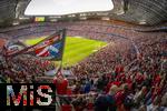 06.09.2025, Google-Pixel Frauenfussball Bundesliga 2025/2026, 1.Spieltag, FC Bayern Mnchen - Bayer 04 Leverkusen, in der Allianz-Arena Mnchen, 57.762 Zuschauer in der Allianz-Arena, ein historischer Zuschauerrekord in der Frauen-Fussballbundesliga in Deutschland.   

