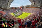 06.09.2025, Google-Pixel Frauenfussball Bundesliga 2025/2026, 1.Spieltag, FC Bayern Mnchen - Bayer 04 Leverkusen, in der Allianz-Arena Mnchen, 57.762 Zuschauer in der Allianz-Arena, ein historischer Zuschauerrekord in der Frauen-Fussballbundesliga in Deutschland.   


