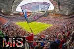06.09.2025, Google-Pixel Frauenfussball Bundesliga 2025/2026, 1.Spieltag, FC Bayern Mnchen - Bayer 04 Leverkusen, in der Allianz-Arena Mnchen, 57.762 Zuschauer in der Allianz-Arena, ein historischer Zuschauerrekord in der Frauen-Fussballbundesliga in Deutschland.   

