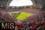 06.09.2025, Google-Pixel Frauenfussball Bundesliga 2025/2026, 1.Spieltag, FC Bayern Mnchen - Bayer 04 Leverkusen, in der Allianz-Arena Mnchen, 57.762 Zuschauer in der Allianz-Arena, ein historischer Zuschauerrekord in der Frauen-Fussballbundesliga in Deutschland.   

