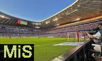 06.09.2025, Google-Pixel Frauenfussball Bundesliga 2025/2026, 1.Spieltag, FC Bayern Mnchen - Bayer 04 Leverkusen, in der Allianz-Arena Mnchen, 57.762 Zuschauer in der Allianz-Arena, ein historischer Zuschauerrekord in der Frauen-Fussballbundesliga in Deutschland.  

