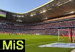 06.09.2025, Google-Pixel Frauenfussball Bundesliga 2025/2026, 1.Spieltag, FC Bayern Mnchen - Bayer 04 Leverkusen, in der Allianz-Arena Mnchen, 57.762 Zuschauer in der Allianz-Arena, ein historischer Zuschauerrekord in der Frauen-Fussballbundesliga in Deutschland.  

