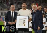 07.09.2025, Fussball WM-Qualifikation Europa 2025/26, 6.Spieltag,  Deutschland - Nordirland, im Rhein-Energie-Stadion Kln, Bernd Neuendorf, Mats Hummels und Rudi Vller (alle drei Deutschland)-